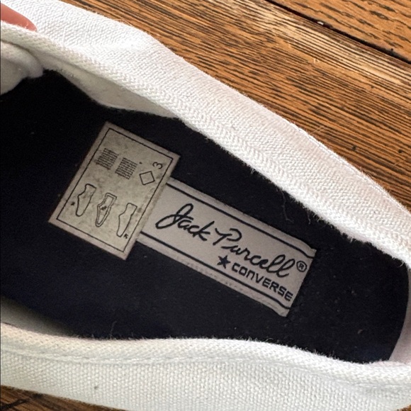 Jack Purcell Converse White size 9.5 men’s - Picture 5 of 8